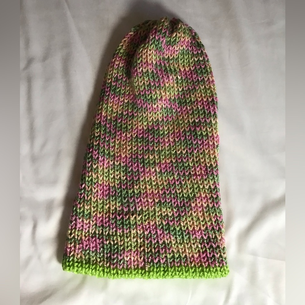 NWT Stylish Multicolor Reversible Knit Women's Hat